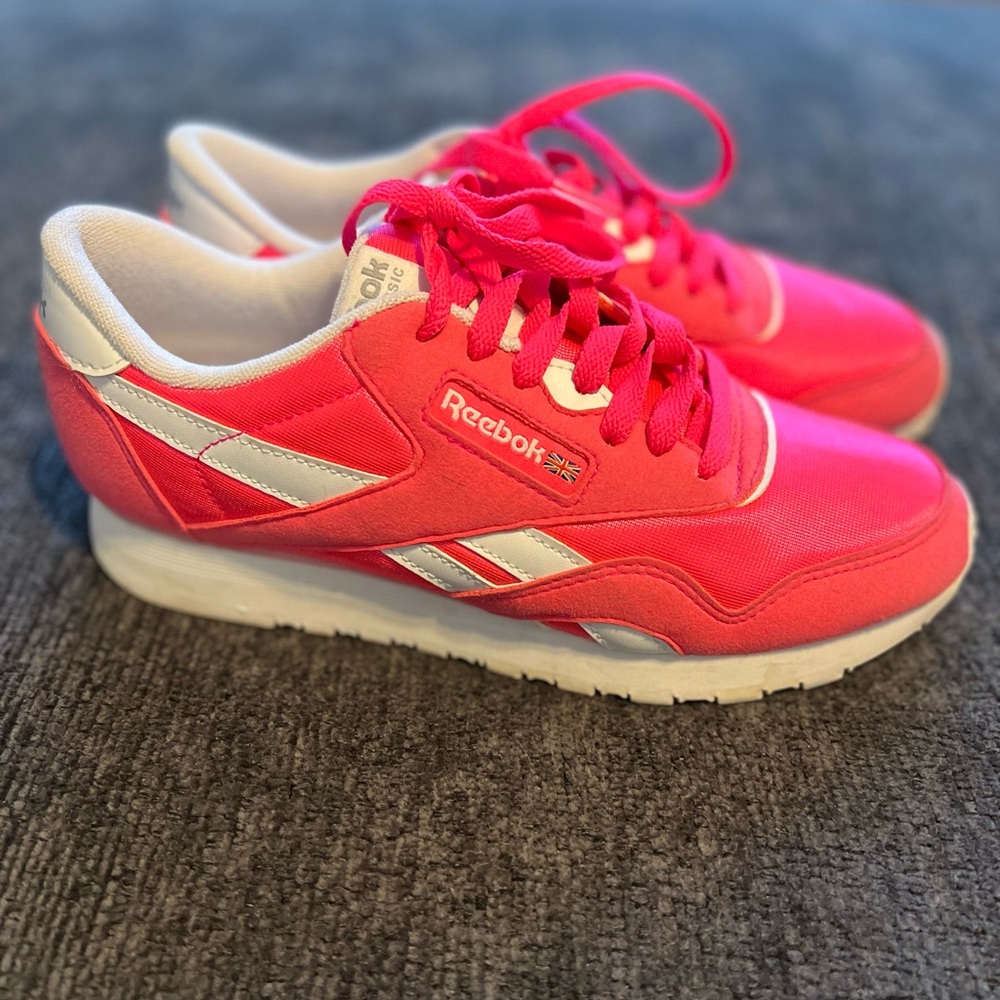 Hot Pink Reebok Classics